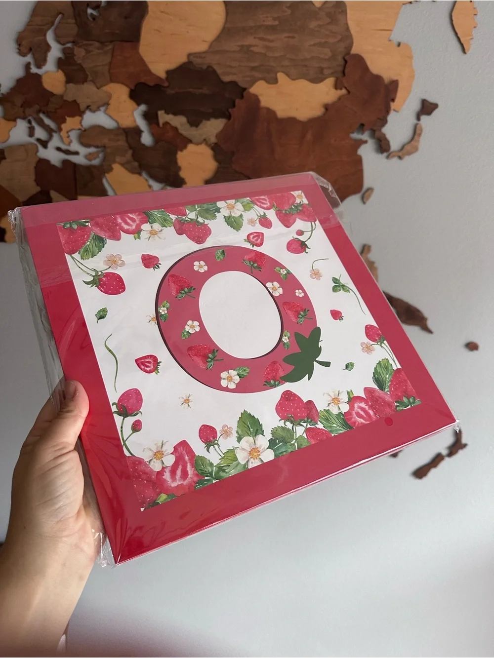 Strawberry Theme Stacking Decorative Block Boxes Party Decor New in Package